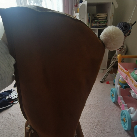 2/40 Zara Caramel Faux Shearling Coat - Picture 8 of 14